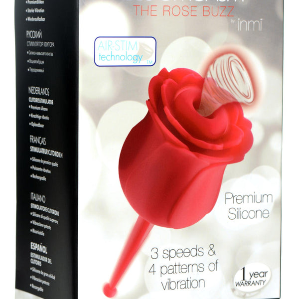 Bloomgasm Rose Buzz 7X Silicone Clit Stimulator and Vibrator