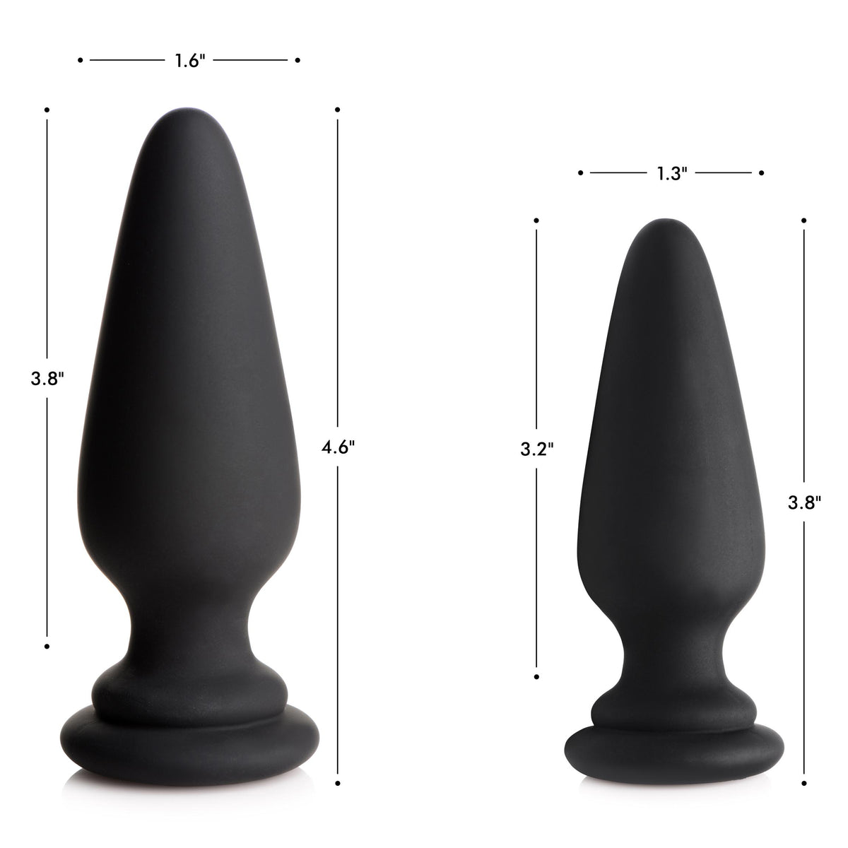 Interchangeable Silicone Anal Plug - Large