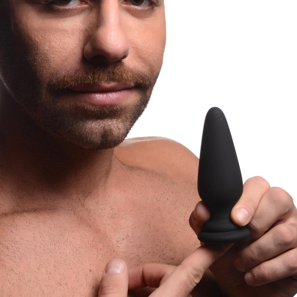 Interchangeable Silicone Anal Plug - Large