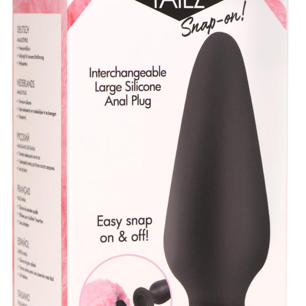 Interchangeable Silicone Anal Plug - Large