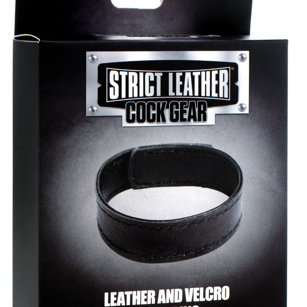 Leather and Velcro Cock Ring