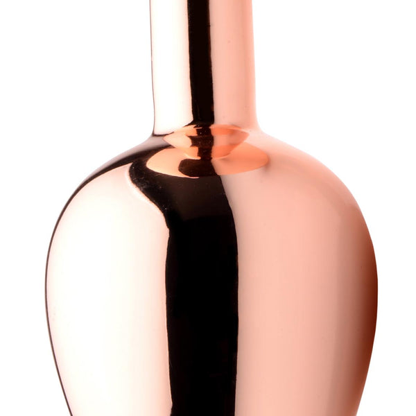 Rose Gold Anal Plug with  Flower - Large