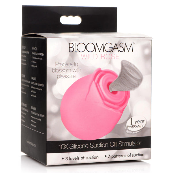Bloomgasm Wild Rose 10X Suction Clit Stimulator -