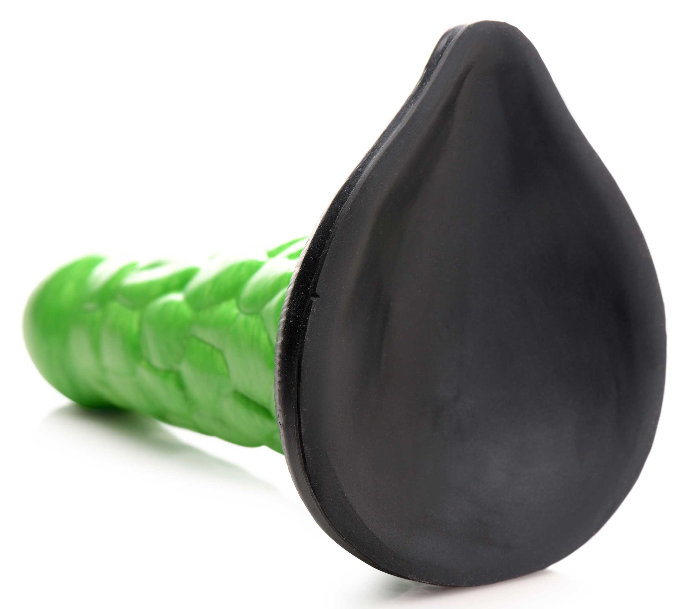 Radioactive Scaly Reptile Thick Silicone Dildo