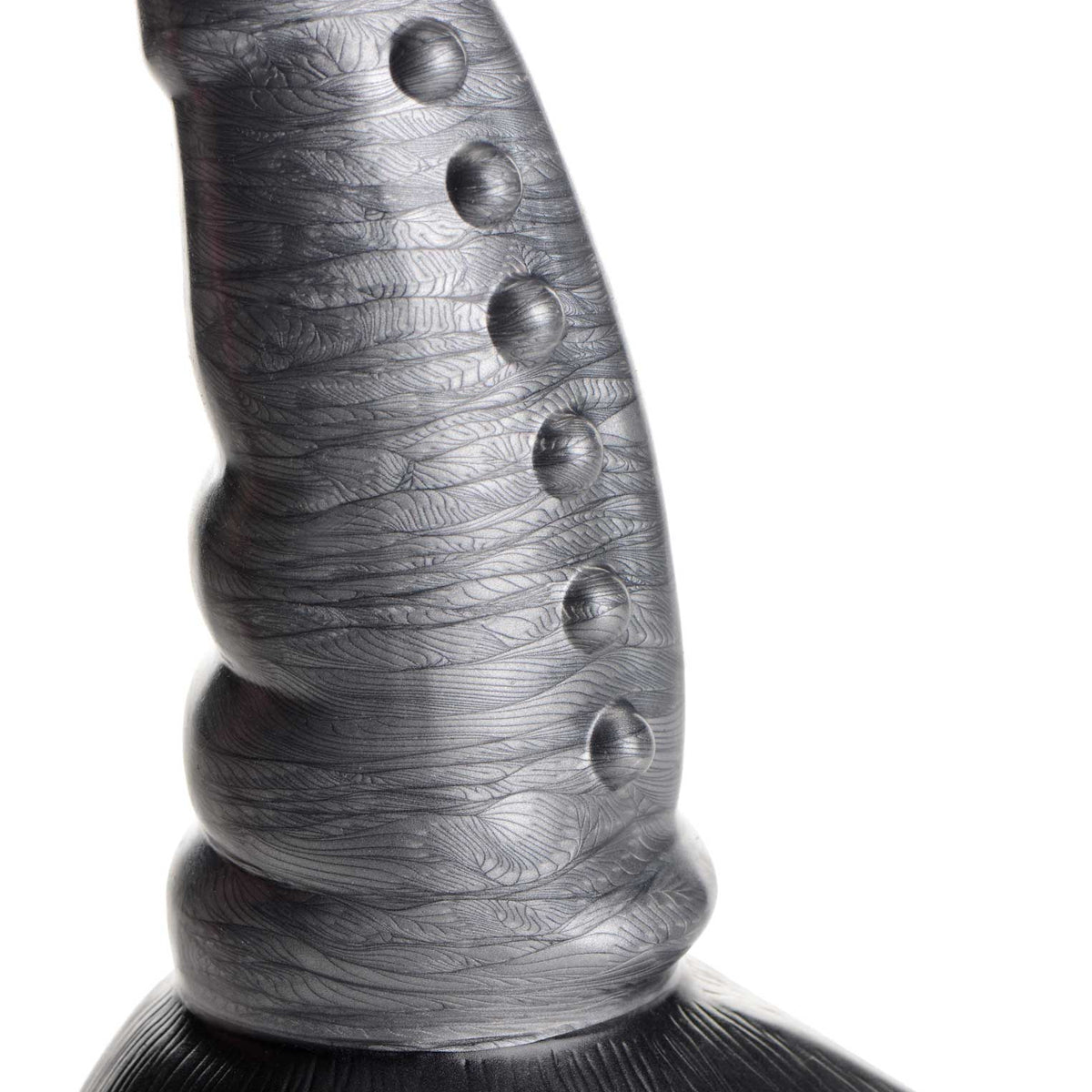 Beastly Tapered Bumpy Silicone Dildo