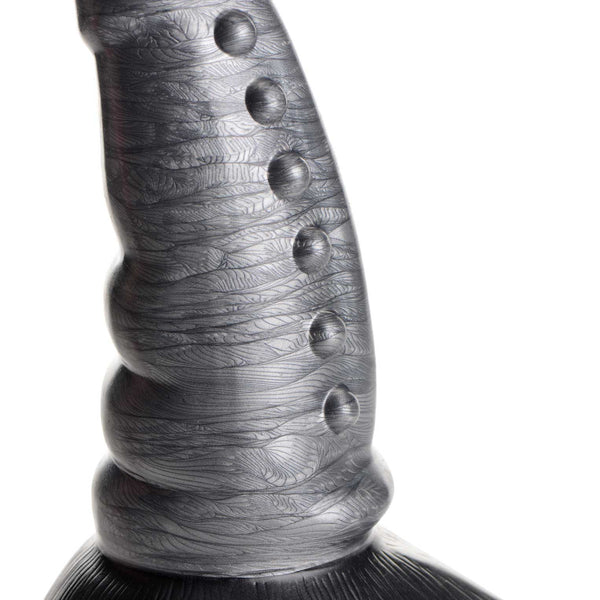 Beastly Tapered Bumpy Silicone Dildo