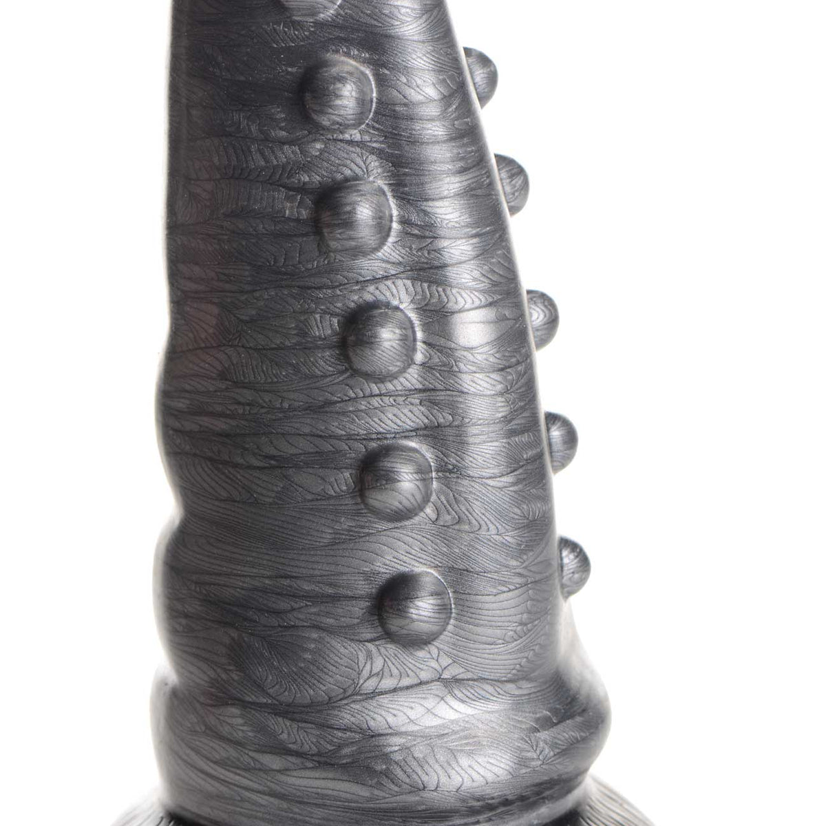 Beastly Tapered Bumpy Silicone Dildo