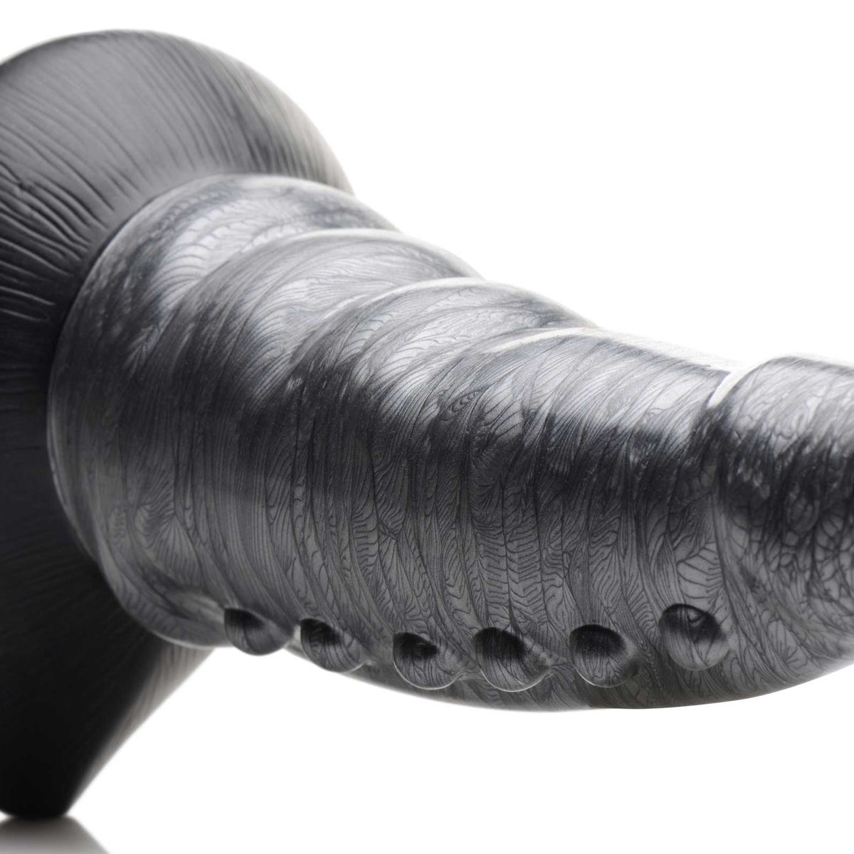 Beastly Tapered Bumpy Silicone Dildo