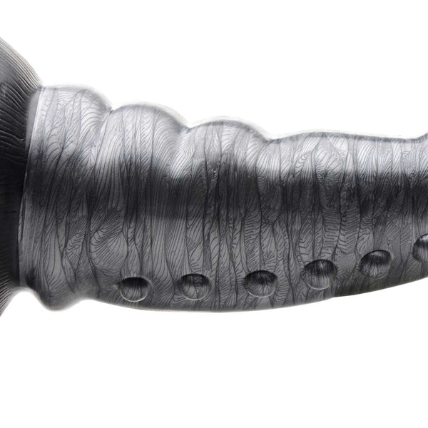 Beastly Tapered Bumpy Silicone Dildo