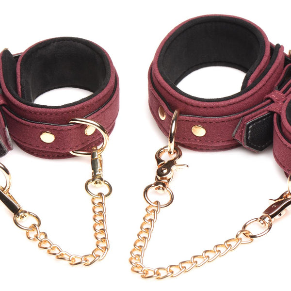 6 Piece Velvet Bondage Set