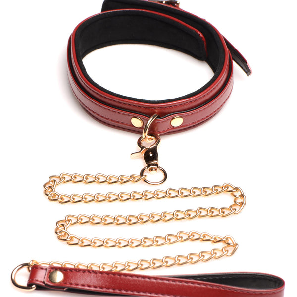 6 Piece Burgundy Bondage Set