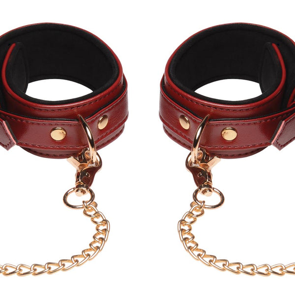 6 Piece Burgundy Bondage Set