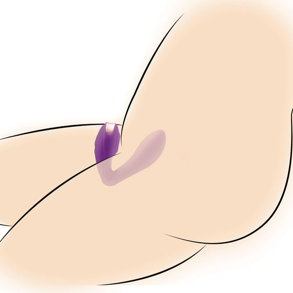 Pose Plus 10X Pulsing Bendable Silicone Vibrator