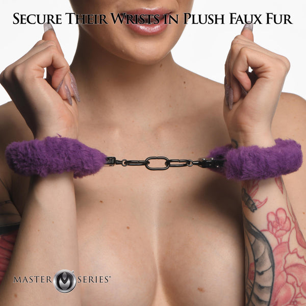 Cuffed in Fur Furry Handcuffs -
