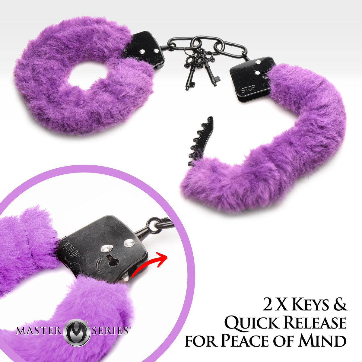 Cuffed in Fur Furry Handcuffs -