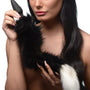 Small Anal Plug with Interchangeable Fox Tail -  and White