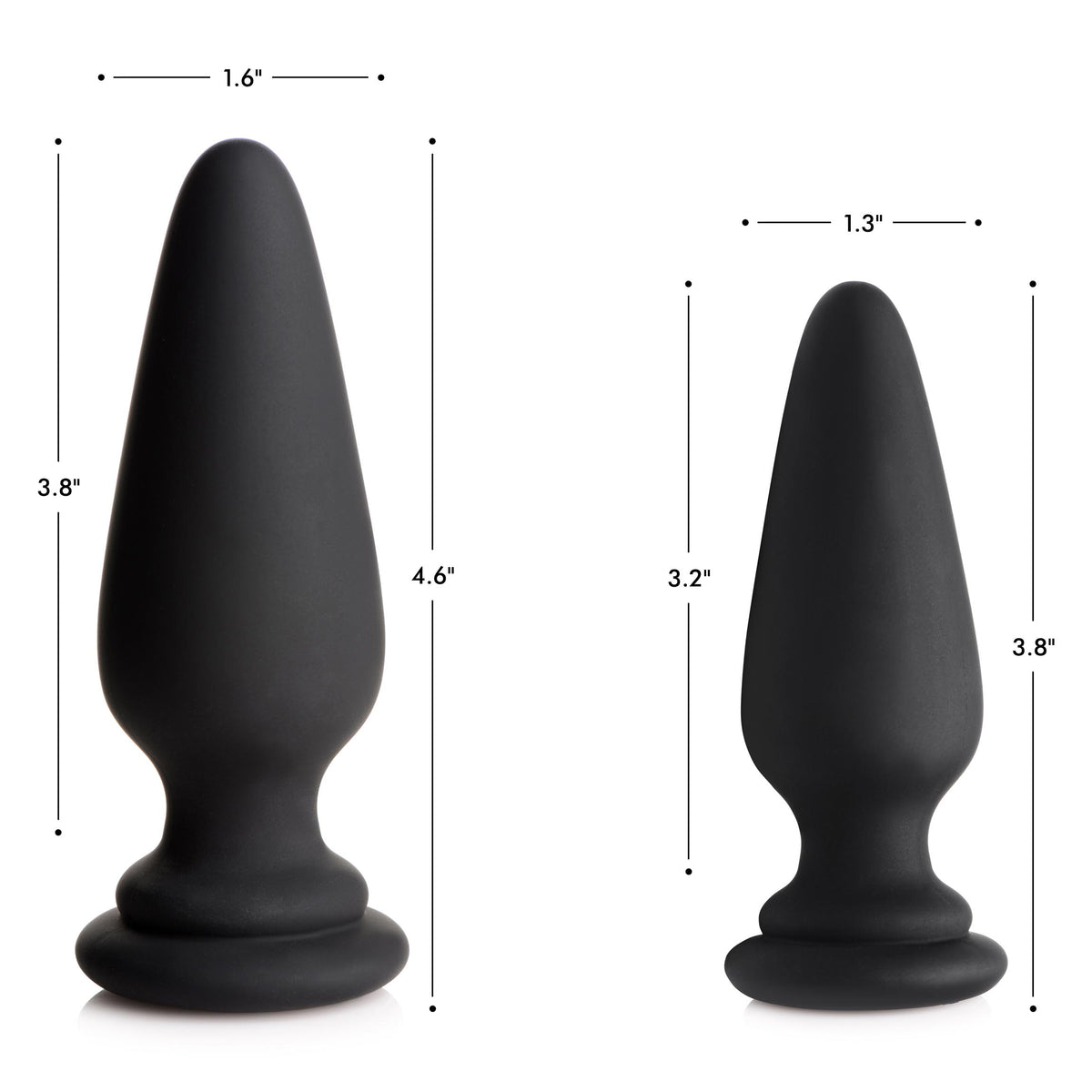 Large Anal Plug with Interchangeable Bunny Tail -