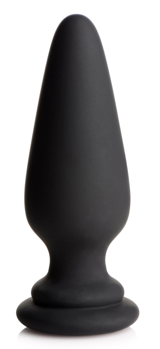 Large Anal Plug with Interchangeable Fox Tail -  and White