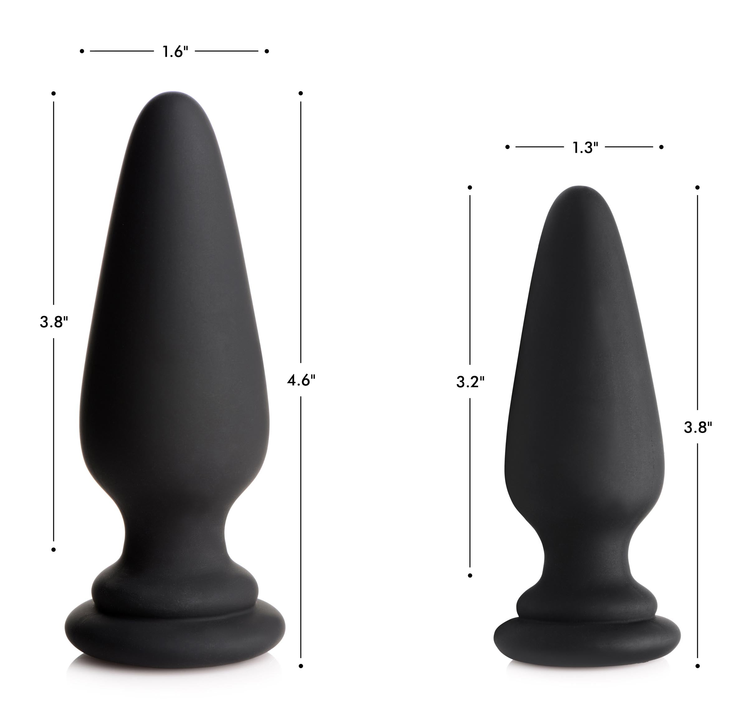 Large Anal Plug with Interchangeable Fox Tail