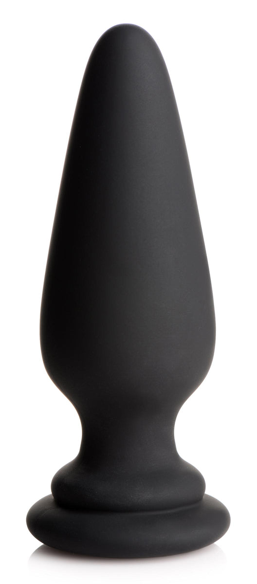Large Anal Plug with Interchangeable Fox Tail -  and White