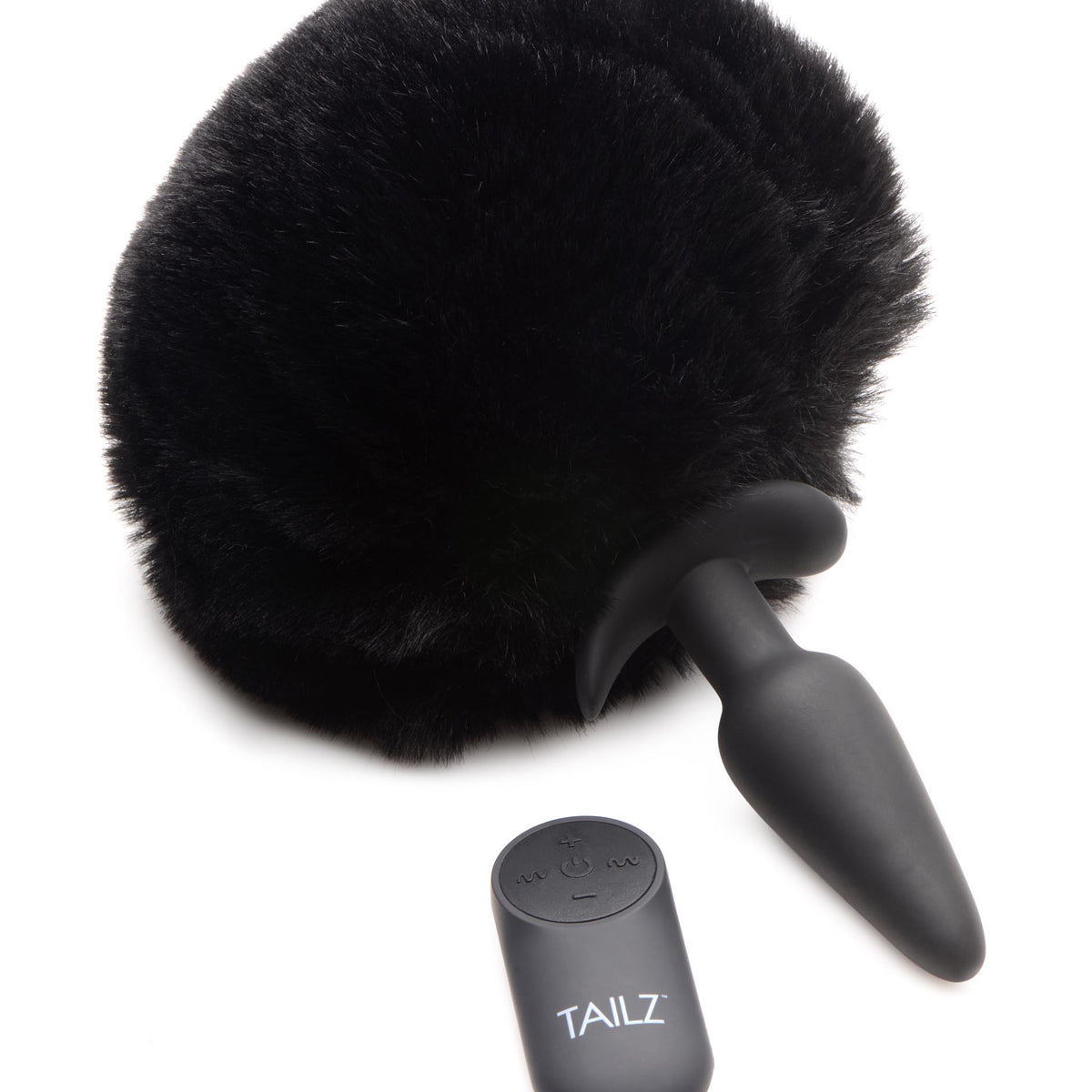 Small Vibrating Anal Plug with Interchangeable Bunny Tail -