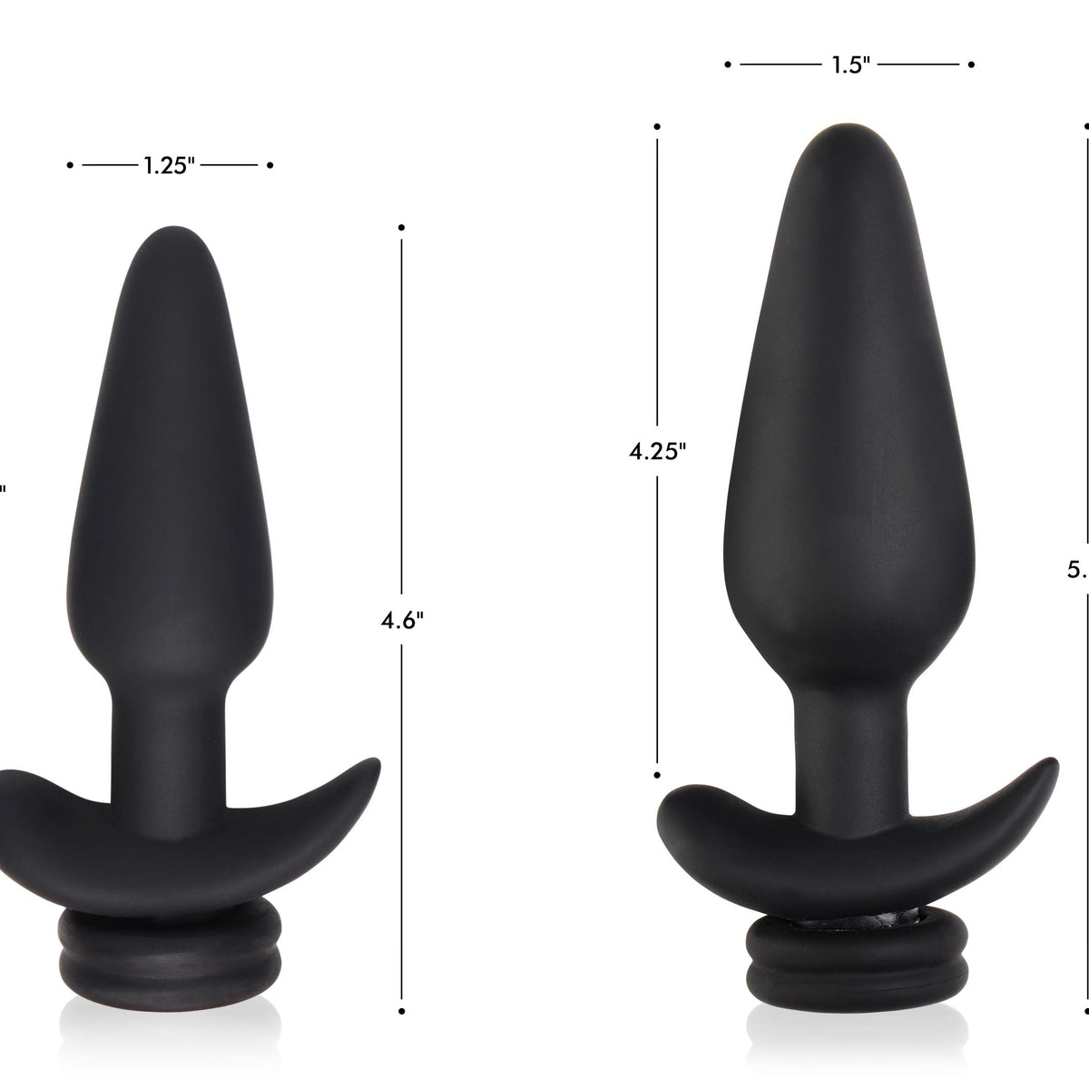 Small Vibrating Anal Plug with Interchangeable Bunny Tail -