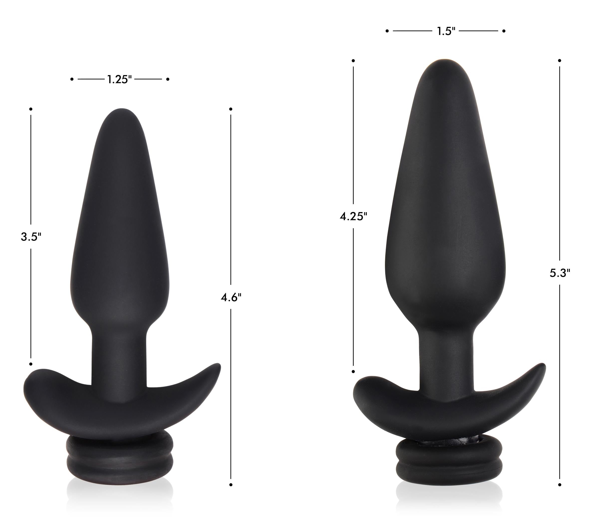 Large Vibrating Anal Plug with Interchangeable Bunny Tail -