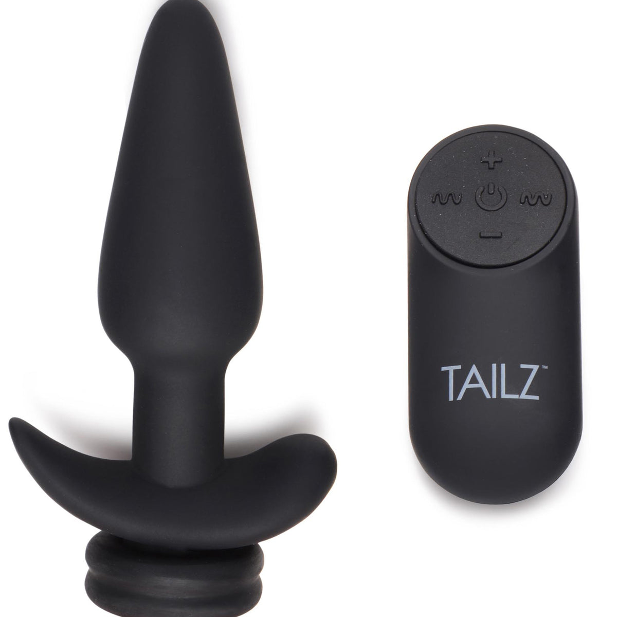 Small Vibrating Anal Plug with Interchangeable Bunny Tail -