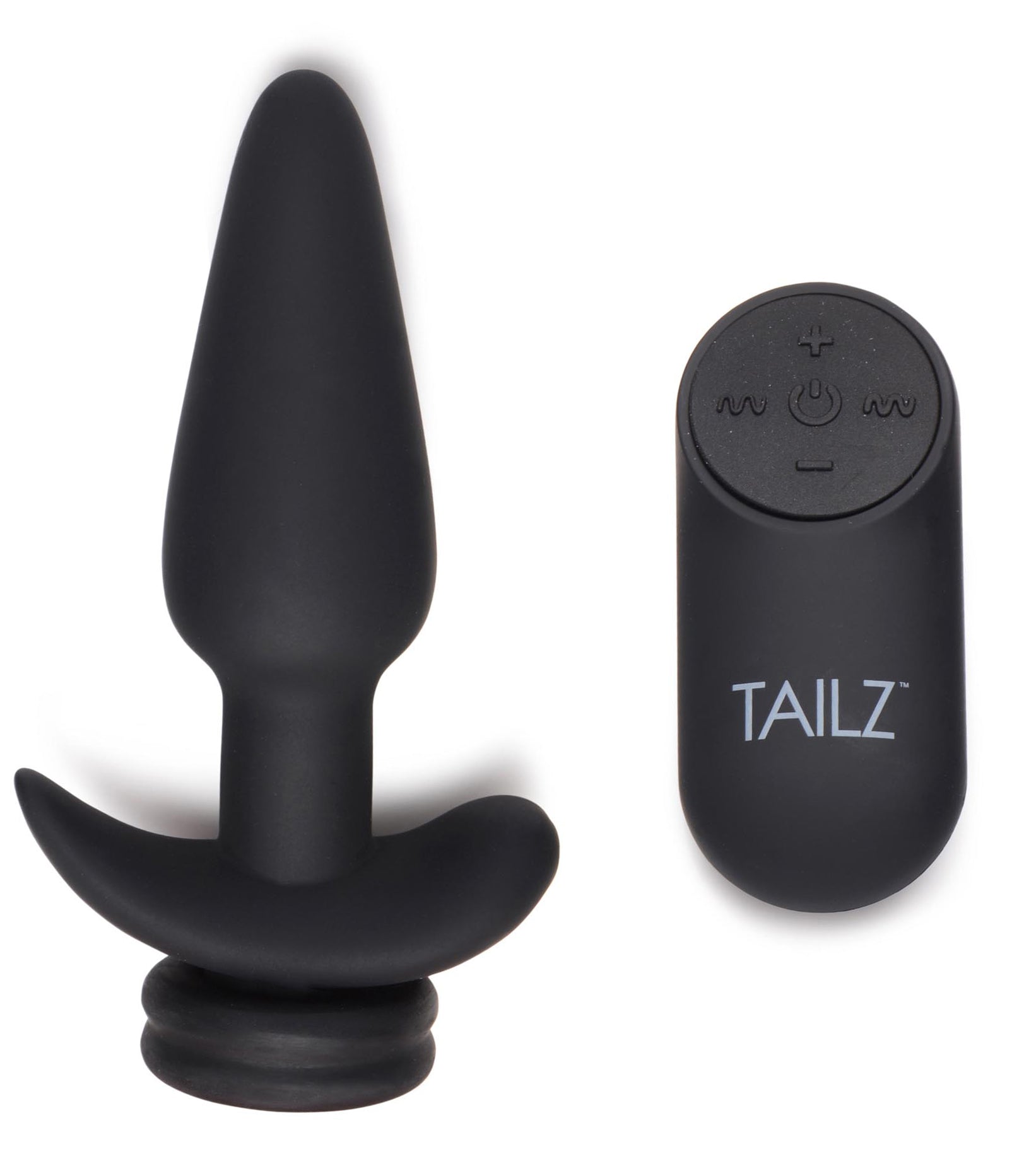 Large Vibrating Anal Plug with Interchangeable Bunny Tail -