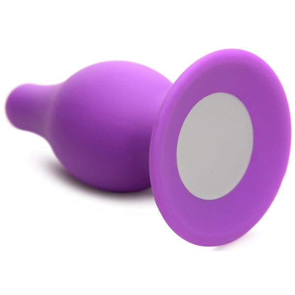 Squeezable Tapered Medium Anal Plug -