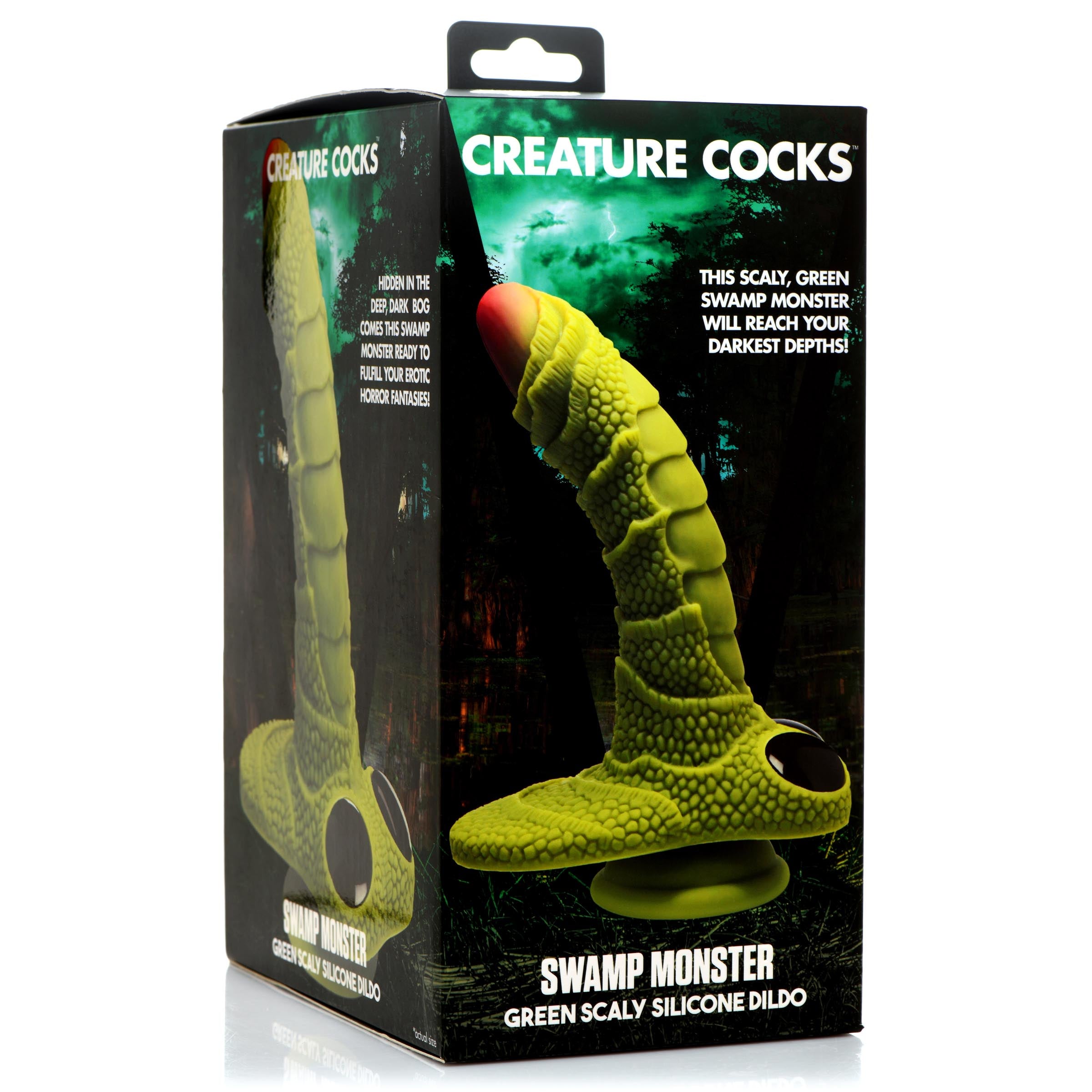 Swamp Monster  Scaly Silicone Dildo