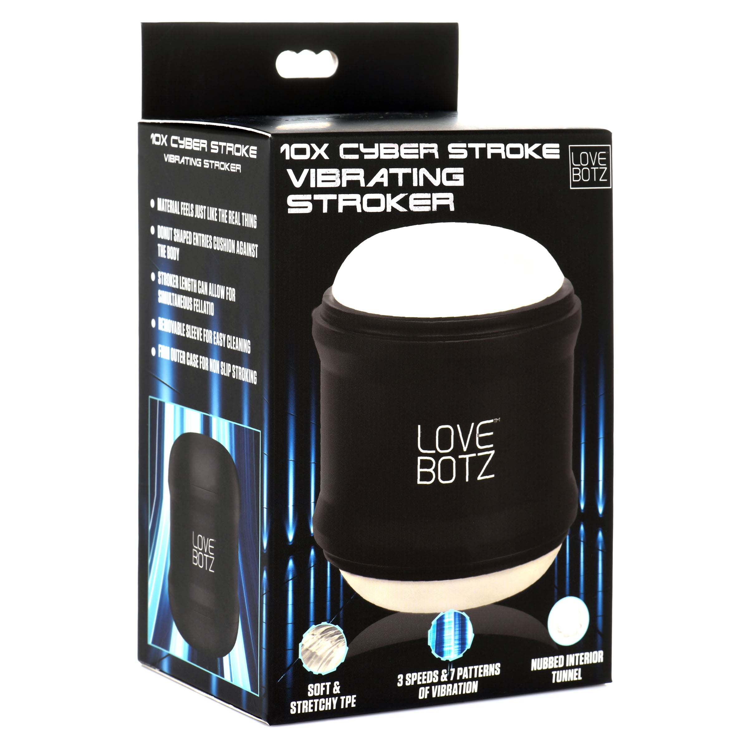 10X Cyber Stroke Vibrating Masturbator