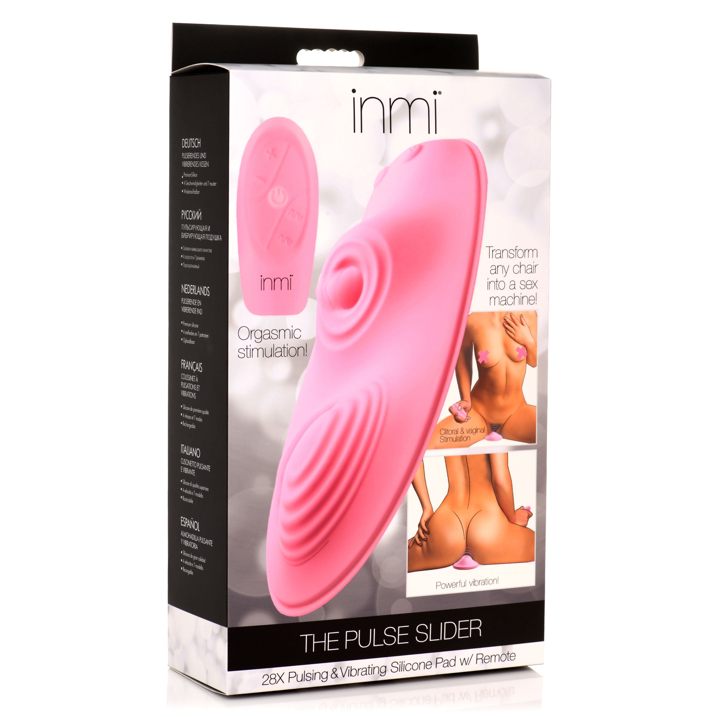 The Pulse Slider 28X Pulsing and Vibrating Silicone Pad with Remote