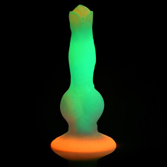 Space Cock Glow-in-the-Dark Silicone Alien Dildo