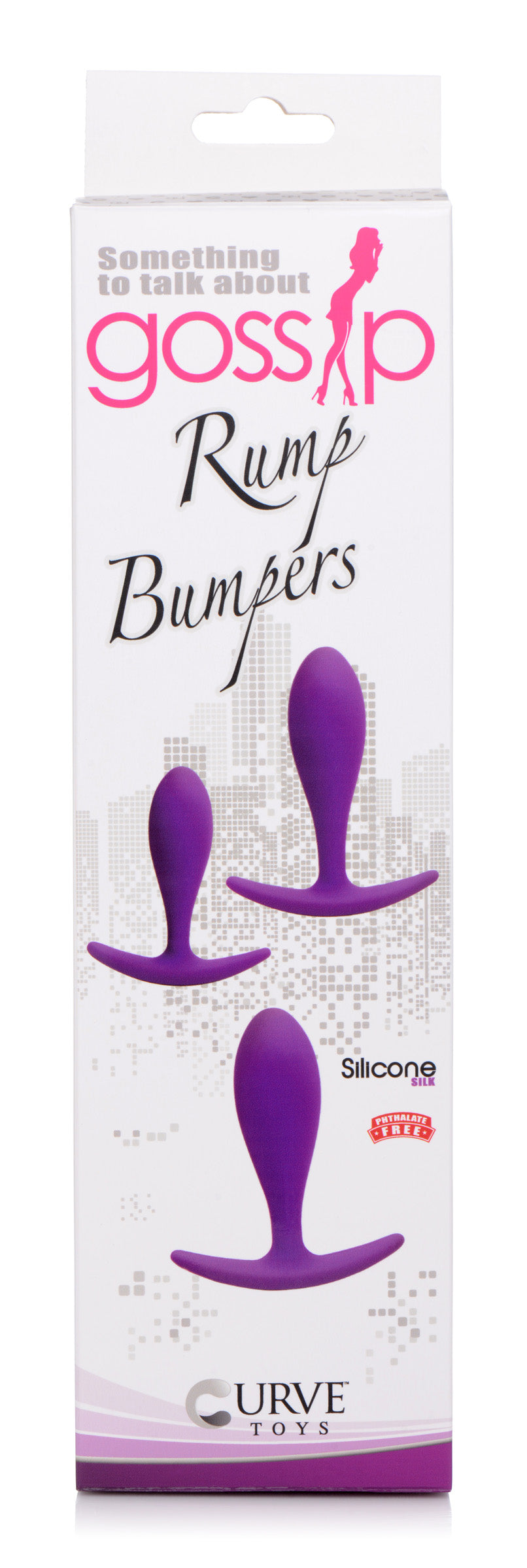 Rump Bumpers 3 Piece Silicone Anal Plug Set -