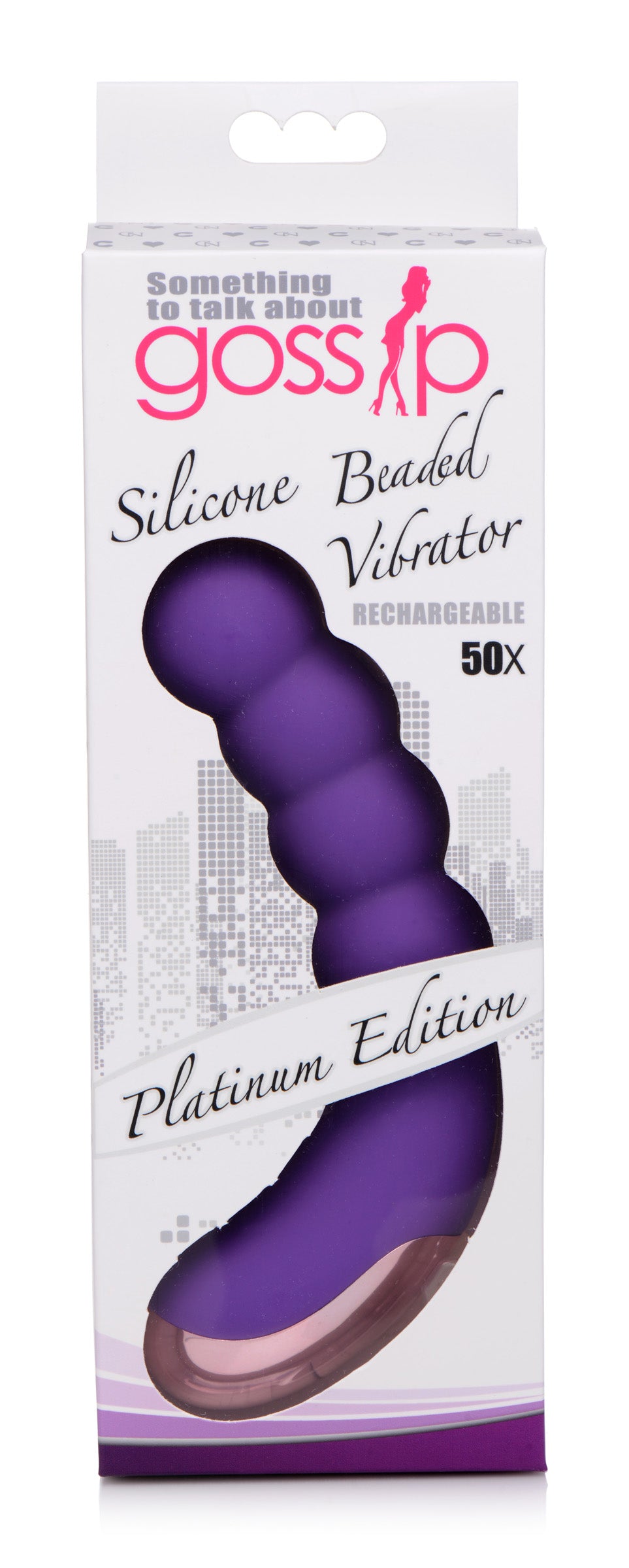 50X Silicone Beaded Vibrator -