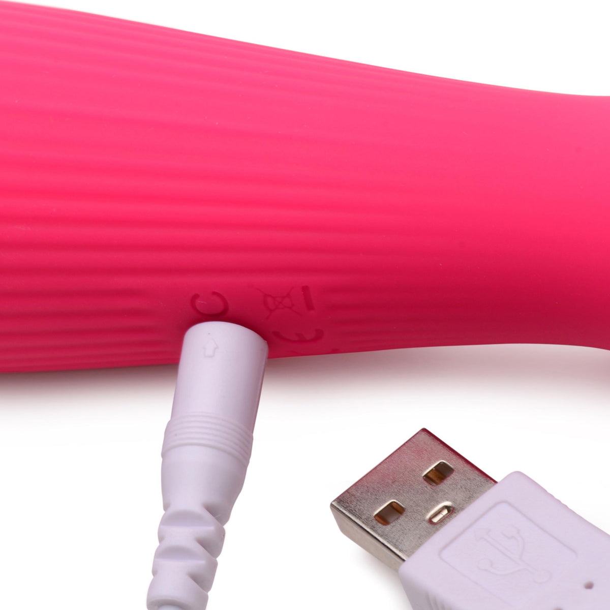 10X Silicone Wand Massager - Magenta
