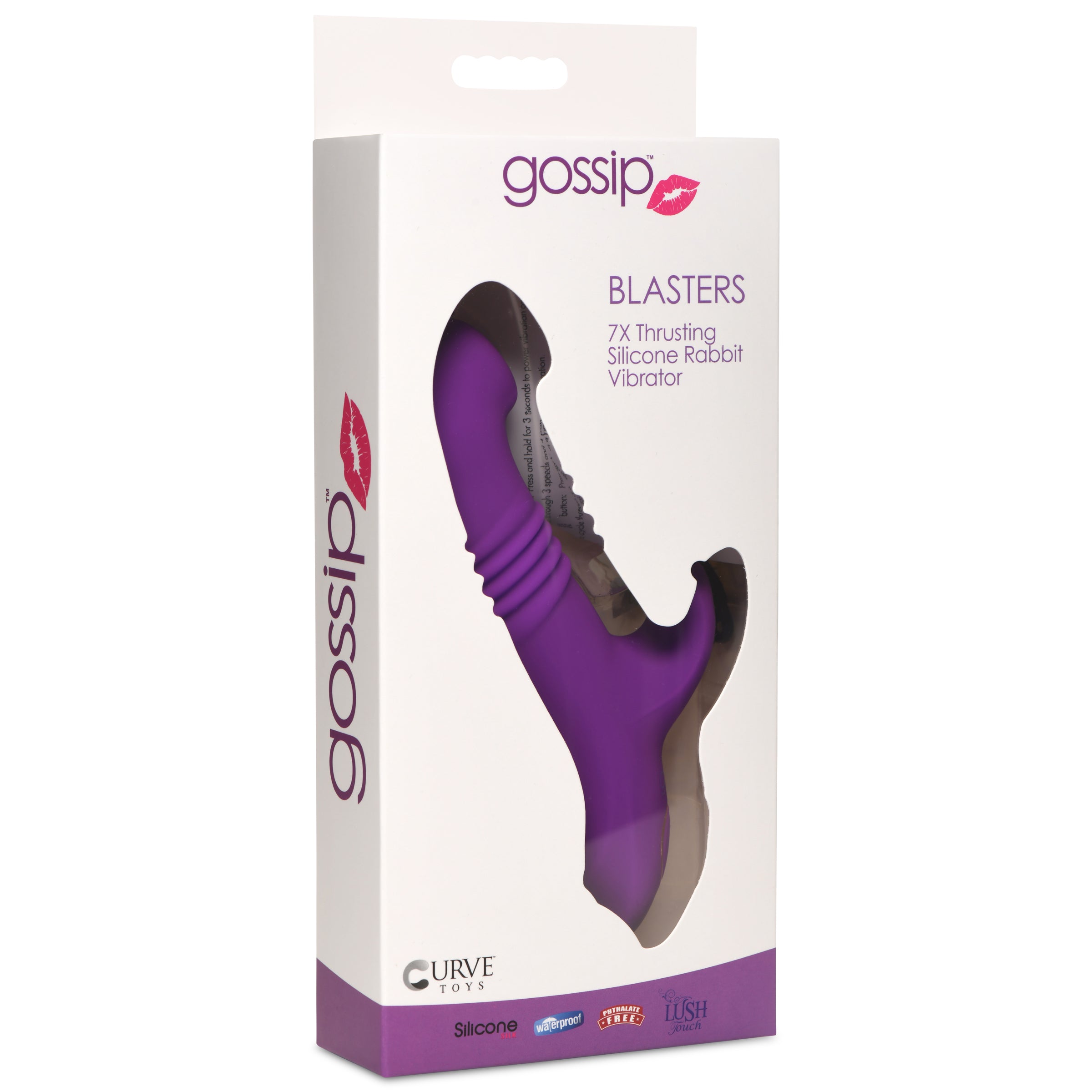 Blaster 7X Thrusting Silicone Rabbit Vibrator -