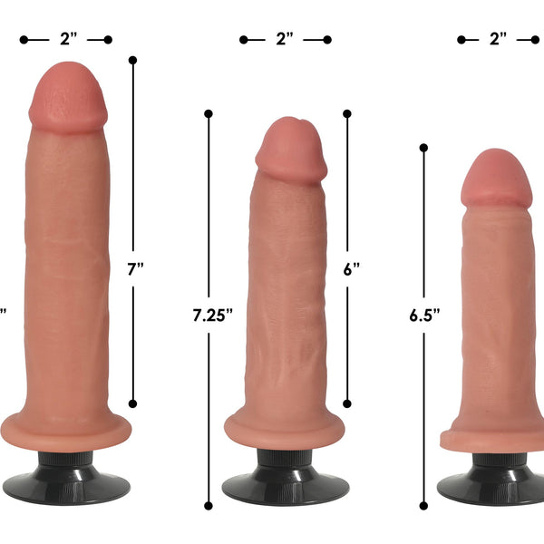 Jock Light Vibrating Dildo - 6 Inch