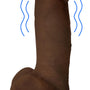 Jock Dark Vibrating Dildo with Balls - 7 Inch