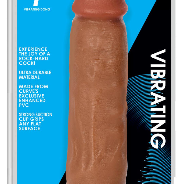 Jock Medium Vibrating Dildo - 7 Inch