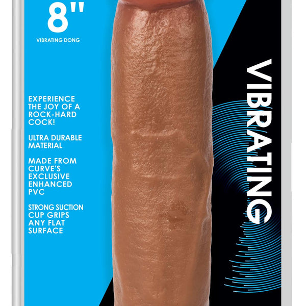 Jock Medium Vibrating Dildo - 8 Inch