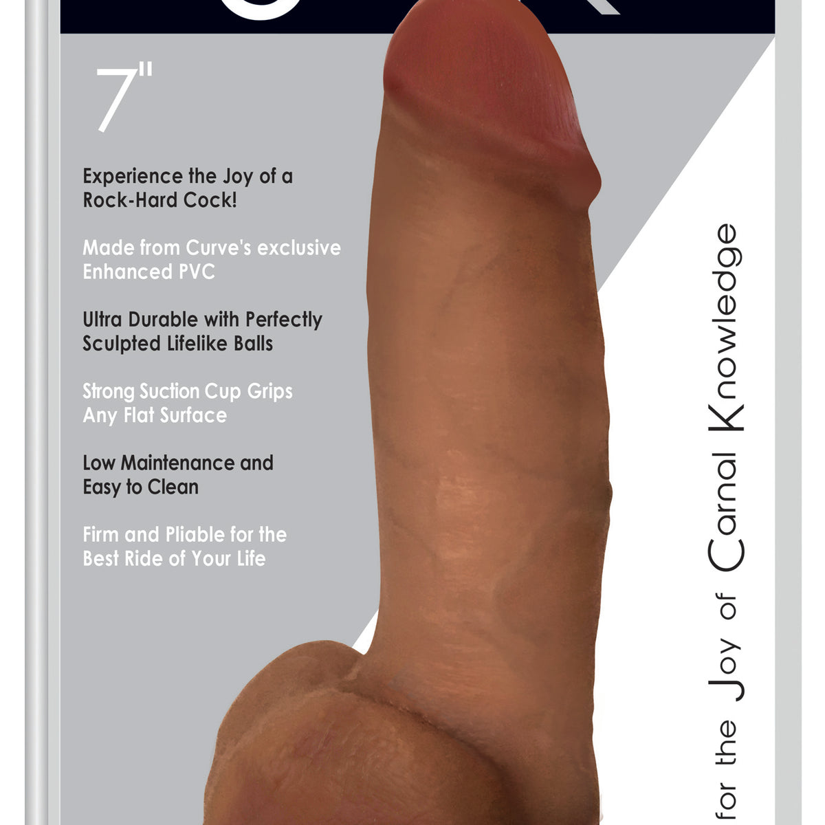 Jock Medium Suction Cup Dildo with Balls - 7 Inch
