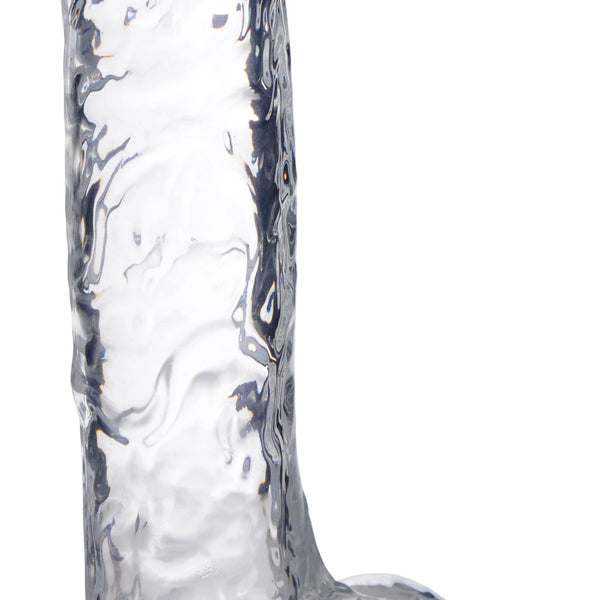 Jock C-Thru Dildo with Balls - 9 Inch
