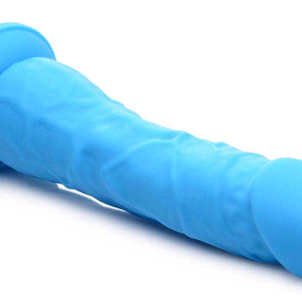 7 Inch Silicone Dildo - Berry