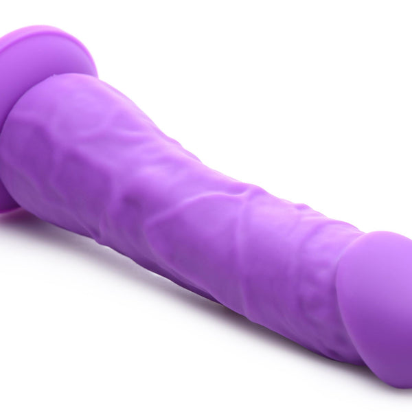 7 Inch Silicone Dildo - Grape