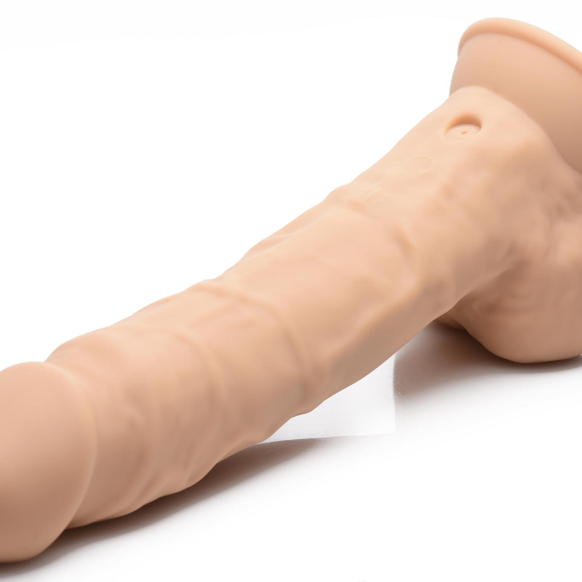 8 Inch Silexpan Hypoallergenic Silicone Vibrating Dildo - Medium