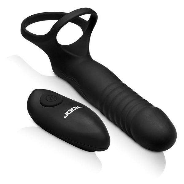 Double Thrust Thrusting & Vibrating Double Penetration C-Ring w/ Remote