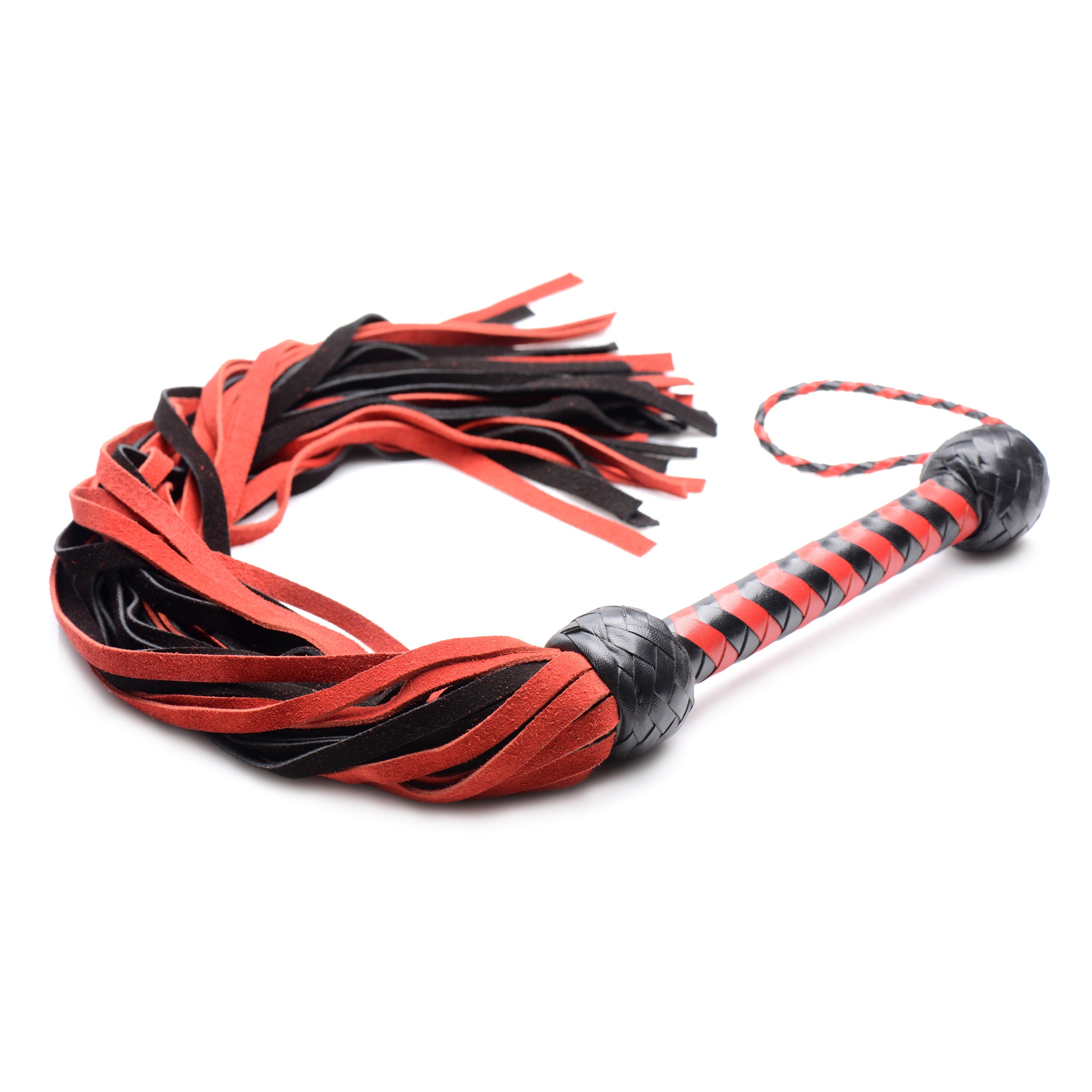 Isabella Sinclaire  and Red Suede Flogger