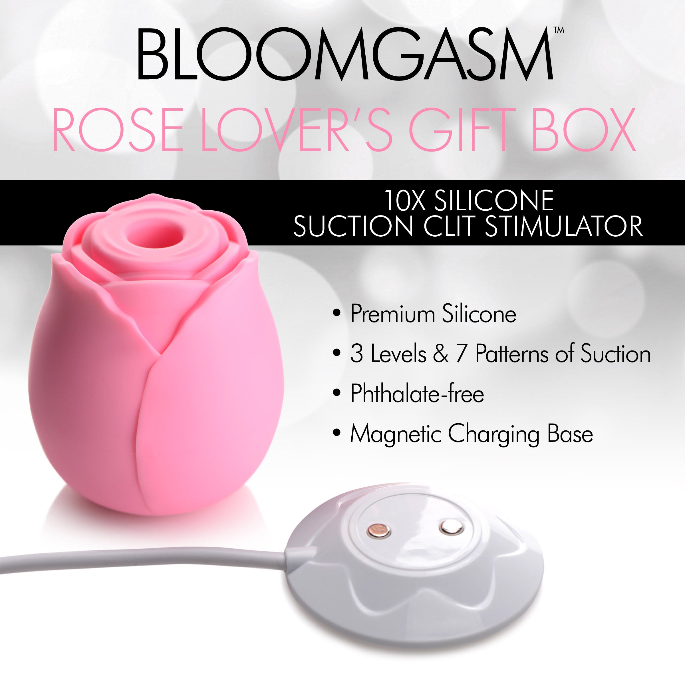 The Rose Lovers Gift Box 10x Clit Suction Rose -